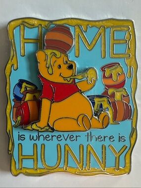 Winnie the Pooh Disney Pin “Home is Wherever There is Hunny"